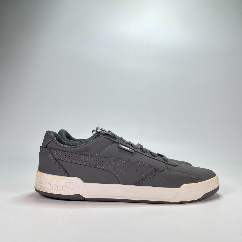 Puma Skate C Buck Dark Gray Low Top Casual Sneakers Shoes 403556-02 Mens Size 10
